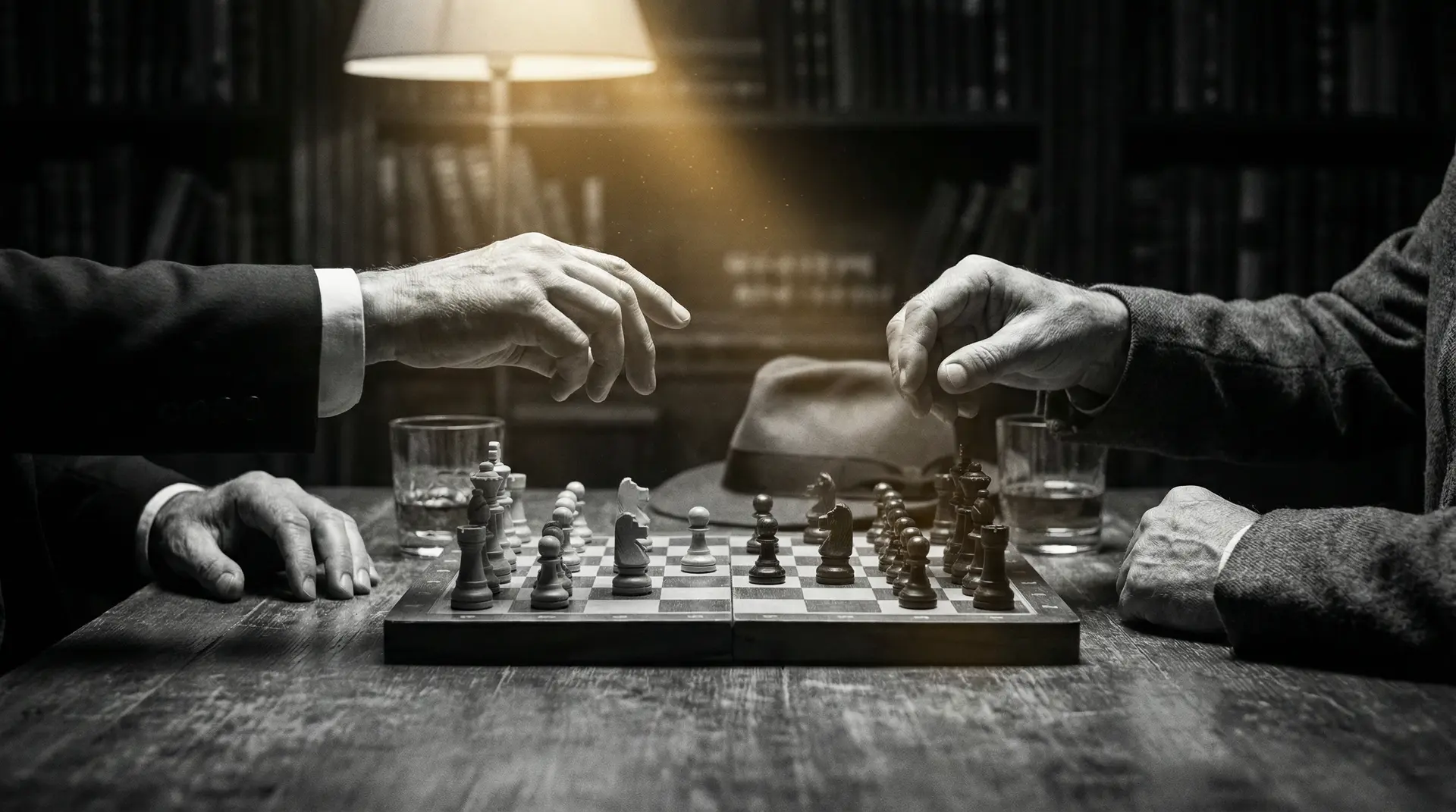 高压监狱 在线 艺术探索系列 - 非线性叙事，棋盘上的对弈象征命运的交错